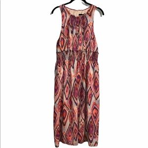 Trina Turk MAO Sleeveless Geometric Print Dress Size 14 NWT